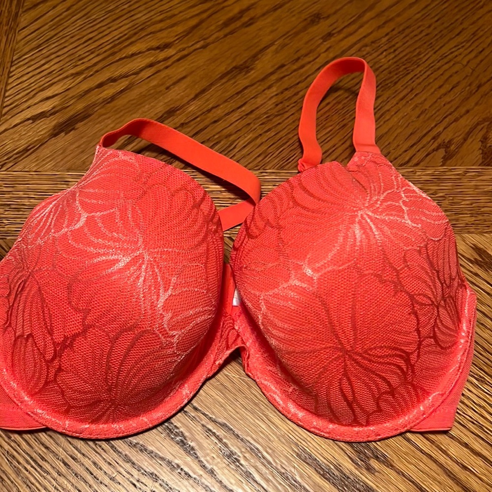 👙Coral pattern underwire Bra 34DD M&S